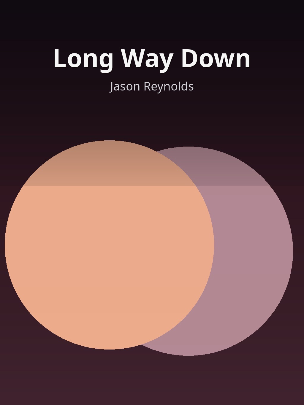 Long Way Down by Jason Reynolds book cover