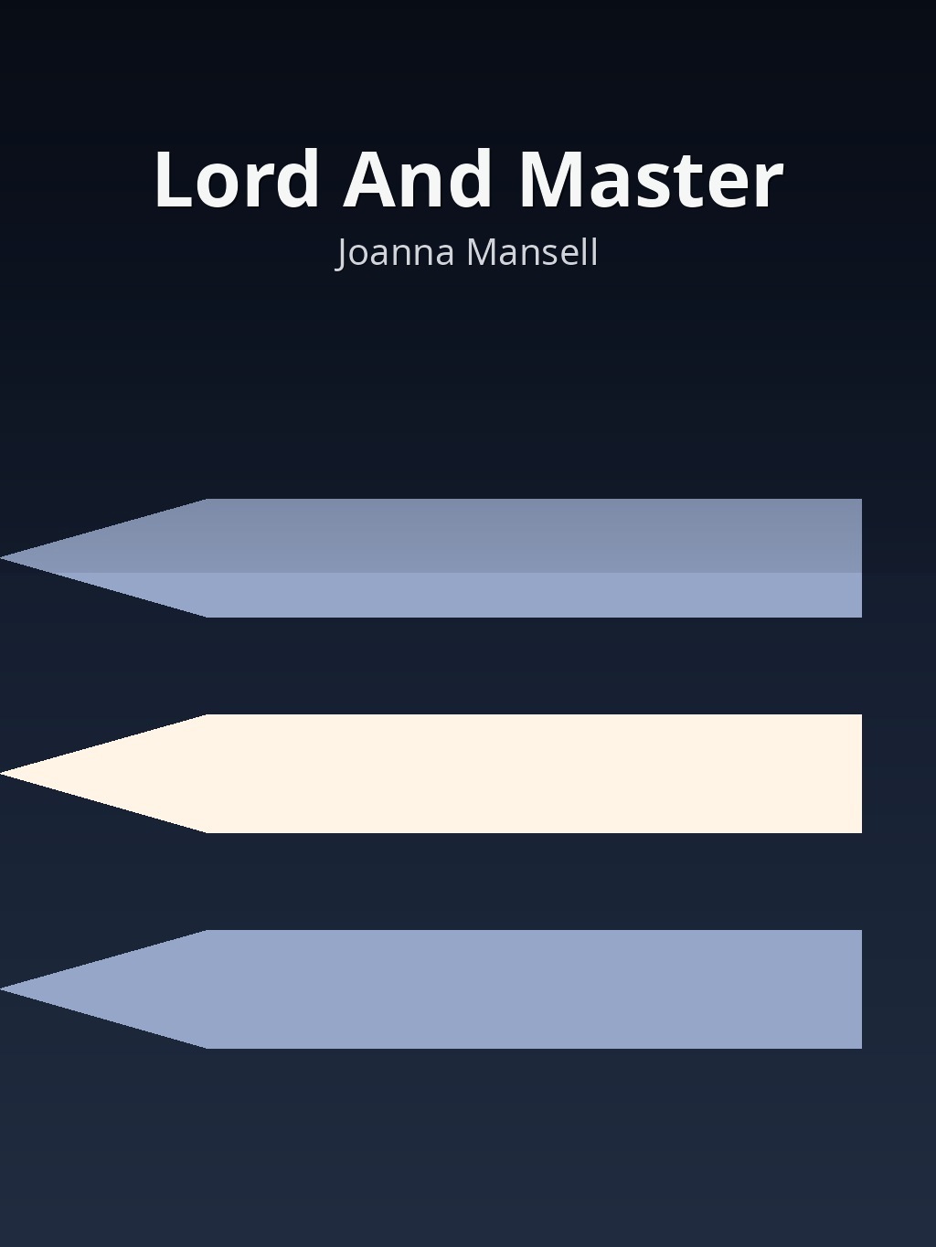 Lord And Master by Joanna Mansell book cover