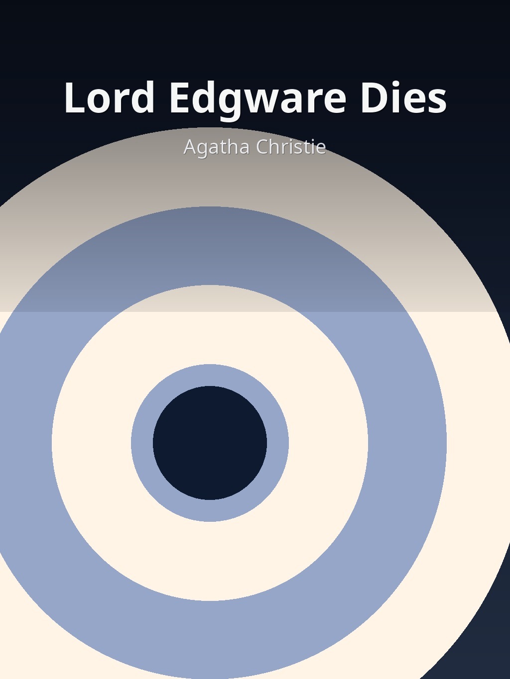 Lord Edgware Dies by Agatha Christie book cover