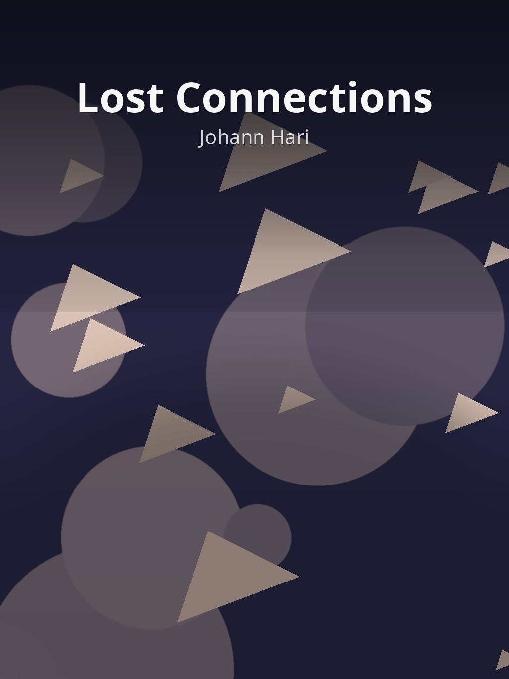 Lost Connections by Johann Hari book cover
