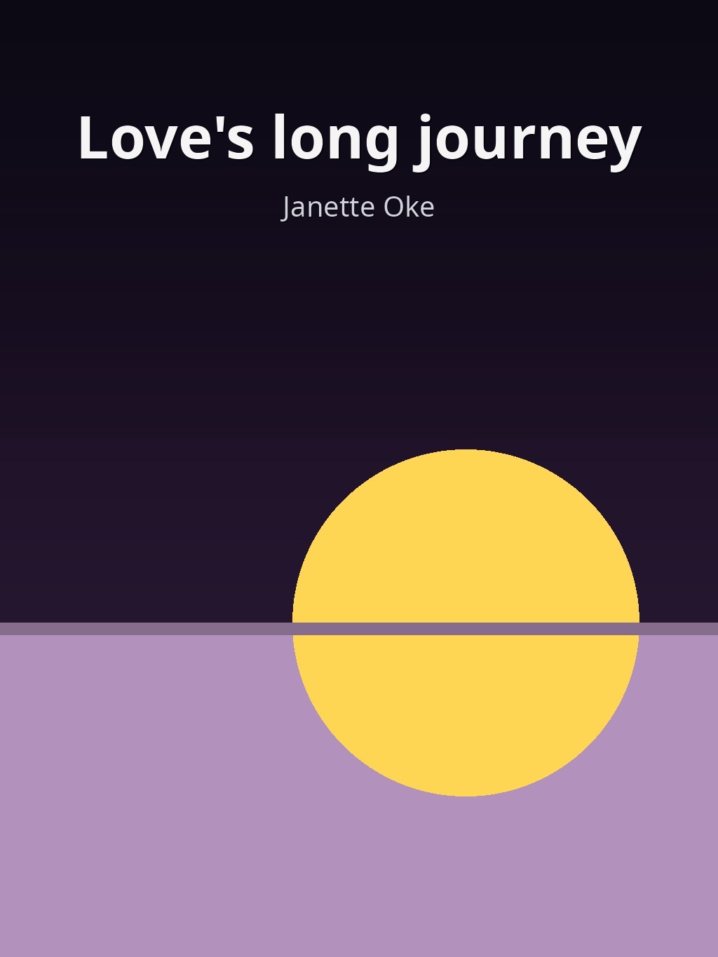 Love's long journey by Janette Oke book cover