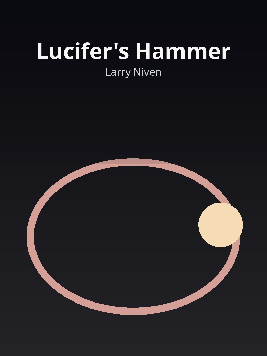Lucifer's Hammer by Larry Niven book cover