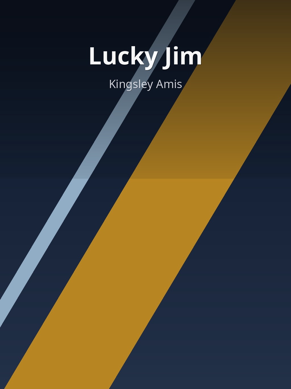 Lucky Jim by Kingsley Amis book cover