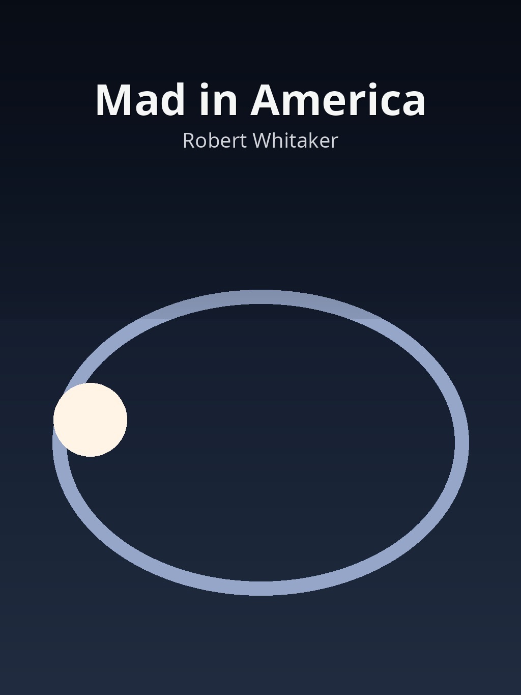 Mad in America by Robert Whitaker book cover