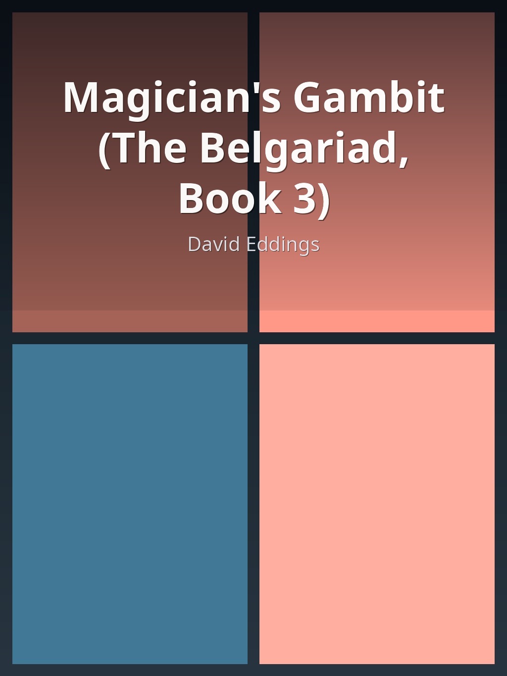 Magician's Gambit (The Belgariad, Book 3) by David Eddings book cover