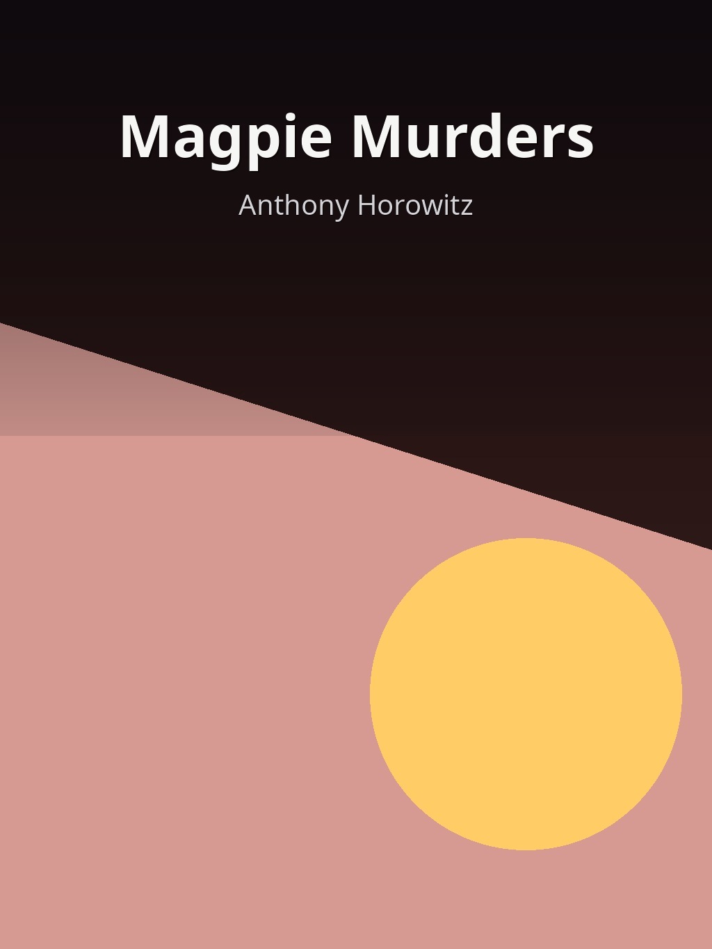 Magpie Murders by Anthony Horowitz book cover