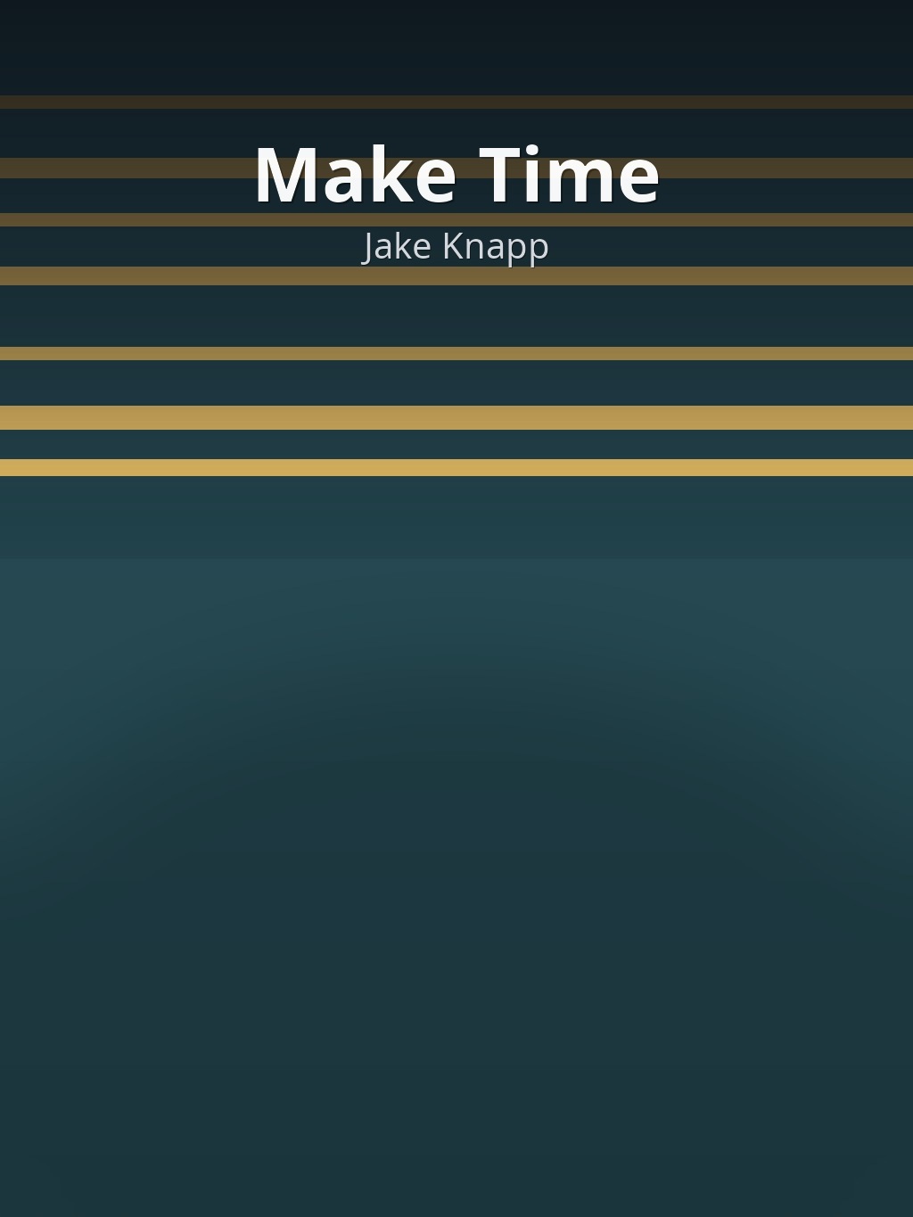 Make Time by Jake Knapp book cover