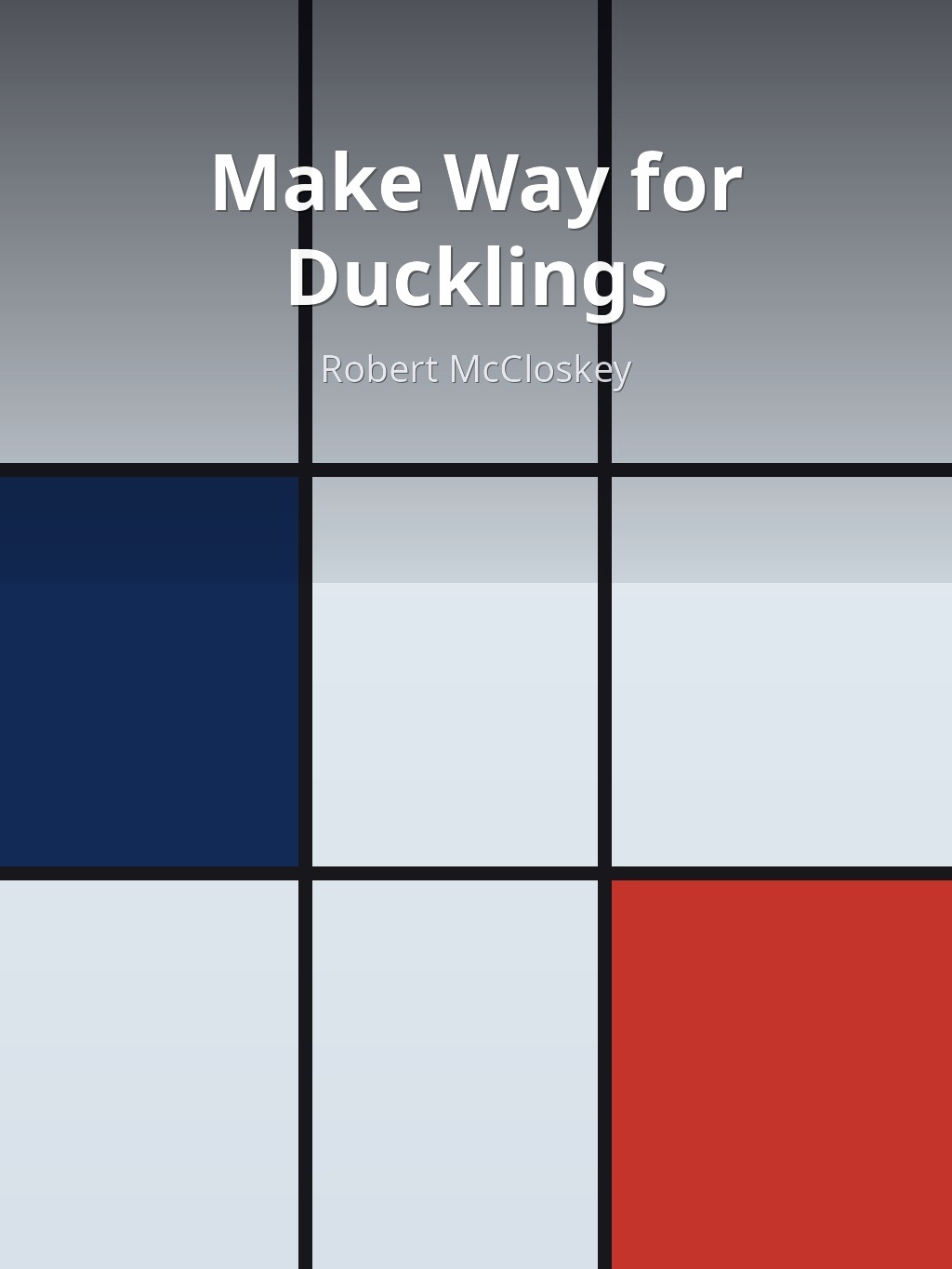 Make Way for Ducklings by Robert McCloskey book cover