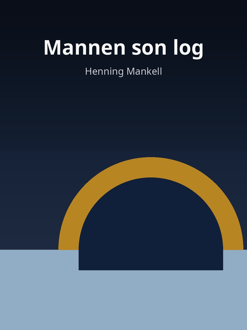 Mannen son log by Henning Mankell book cover