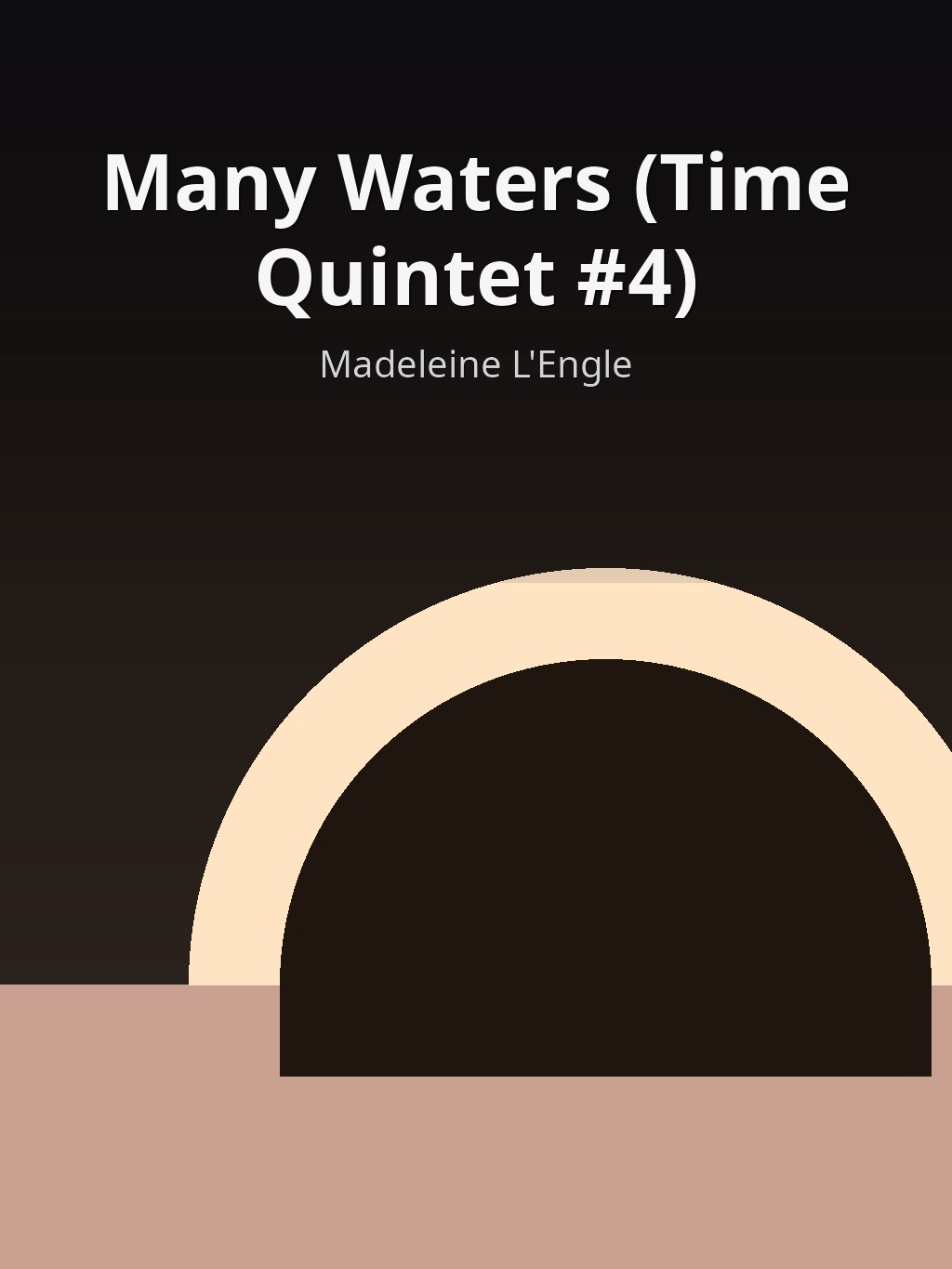 Many Waters (Time Quintet #4) by Madeleine L'Engle book cover