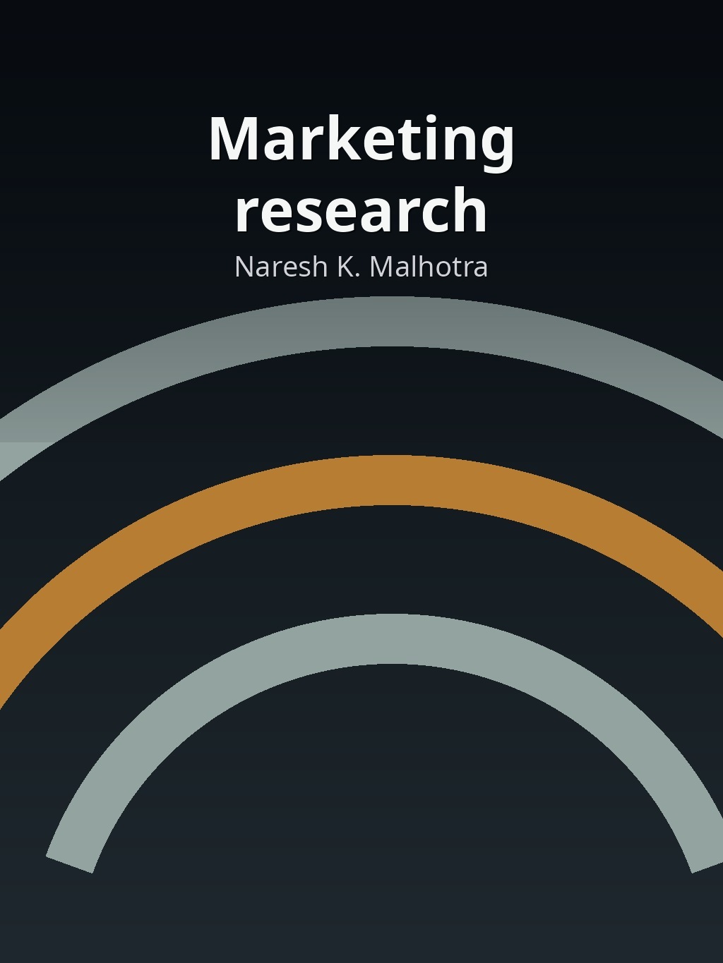Marketing research by Naresh K. Malhotra book cover
