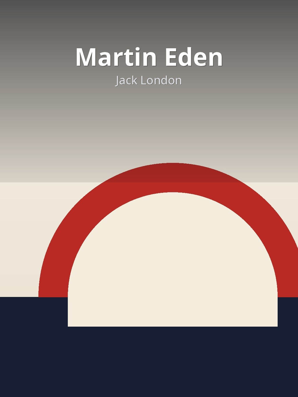 Martin Eden by Jack London book cover