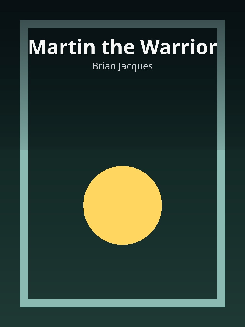 Martin the Warrior by Brian Jacques book cover