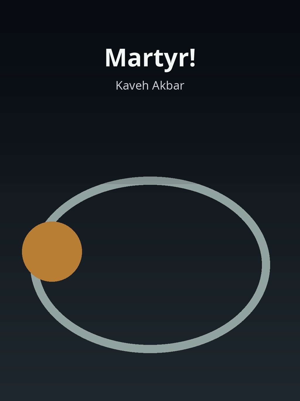 Martyr! by Kaveh Akbar book cover
