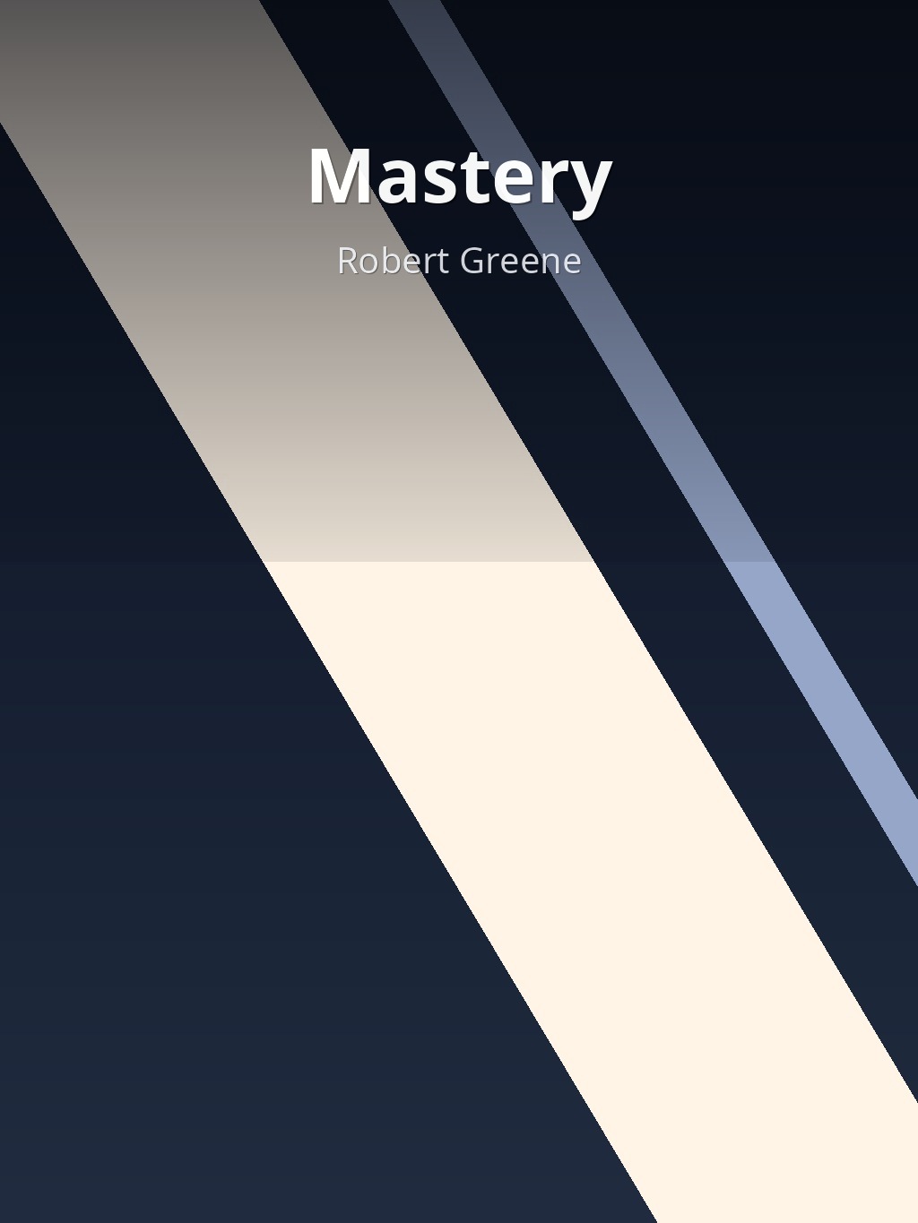 Mastery by Robert Greene book cover