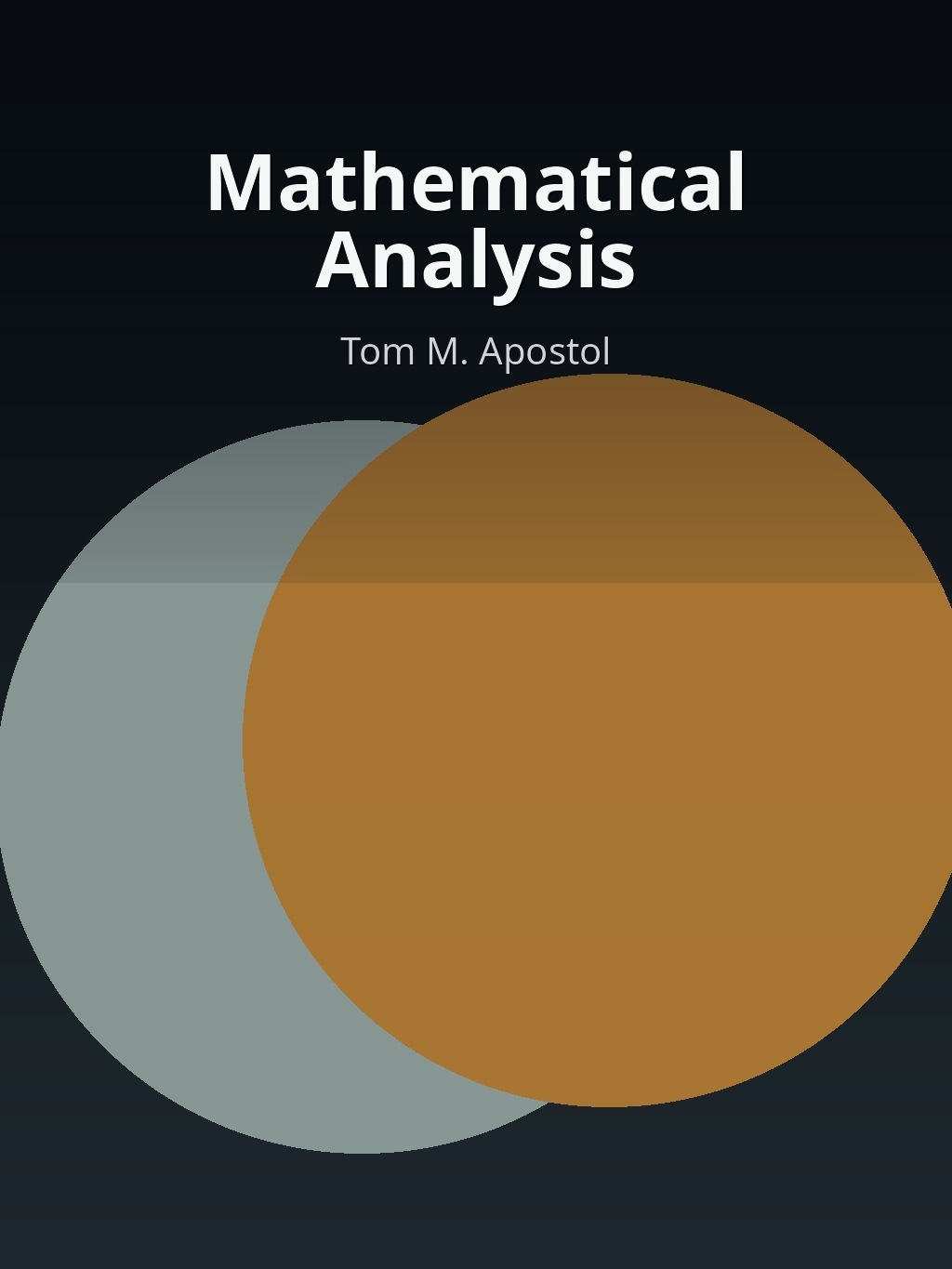 Mathematical Analysis by Tom M. Apostol book cover