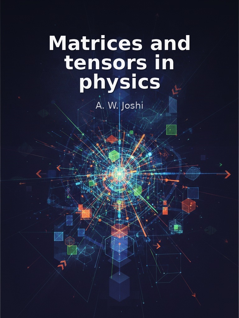 Matrices and tensors in physics by A. W. Joshi book cover