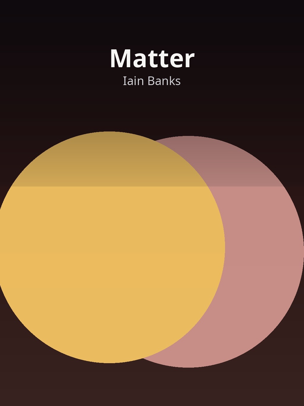 Matter by Iain Banks book cover