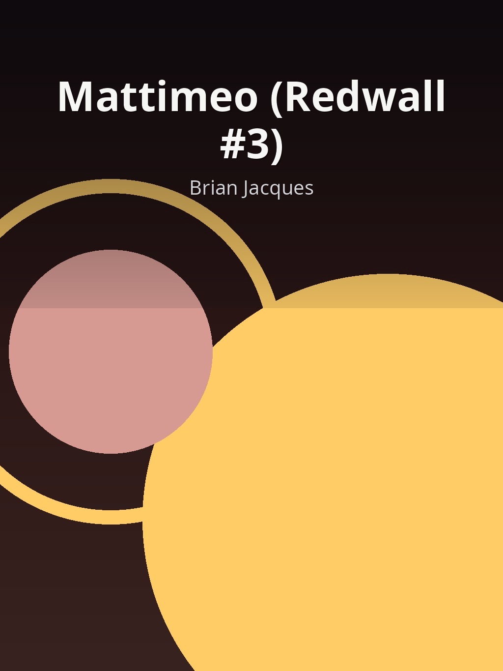Mattimeo (Redwall #3) by Brian Jacques book cover