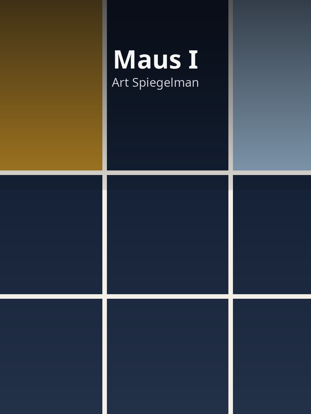 Maus I by Art Spiegelman book cover