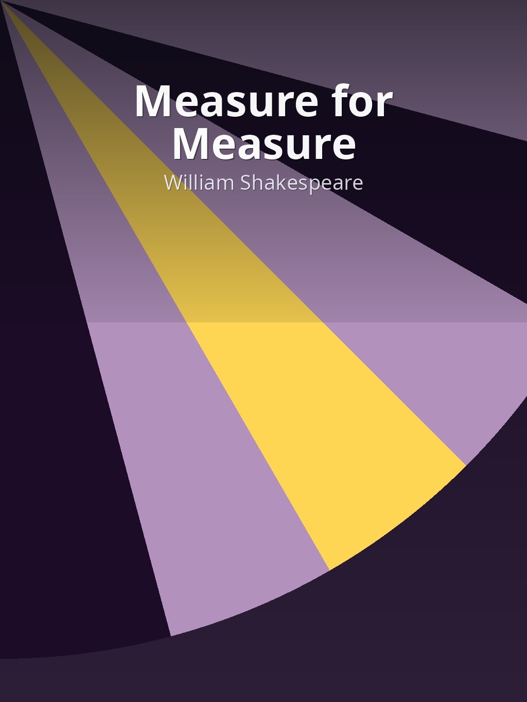 Measure for Measure by William Shakespeare book cover