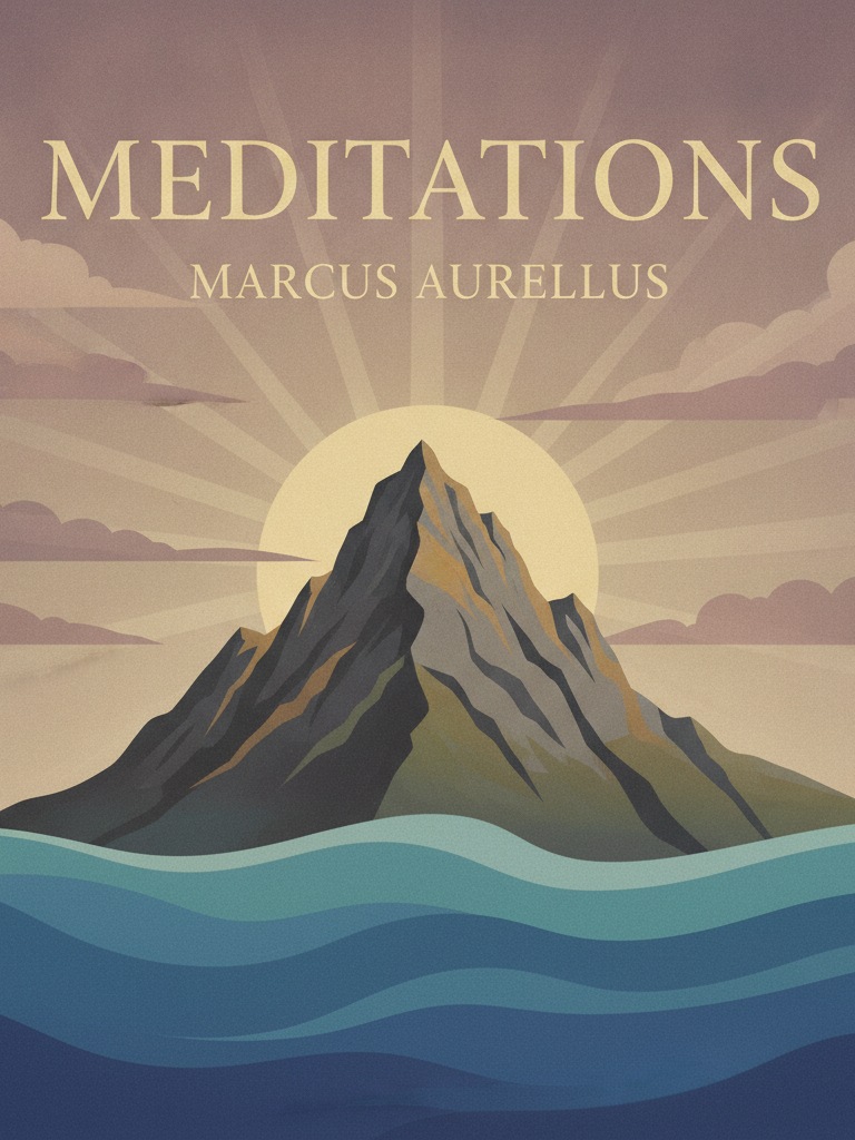 Meditations by Marcus Aurelius book cover