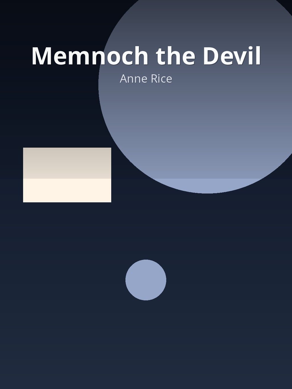 Memnoch the Devil by Anne Rice book cover