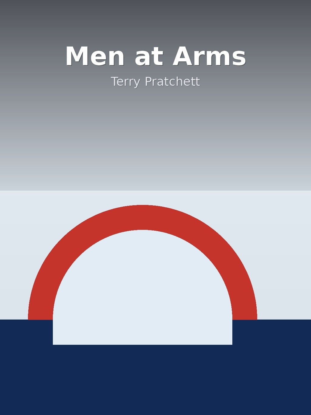 Men at Arms by Terry Pratchett book cover