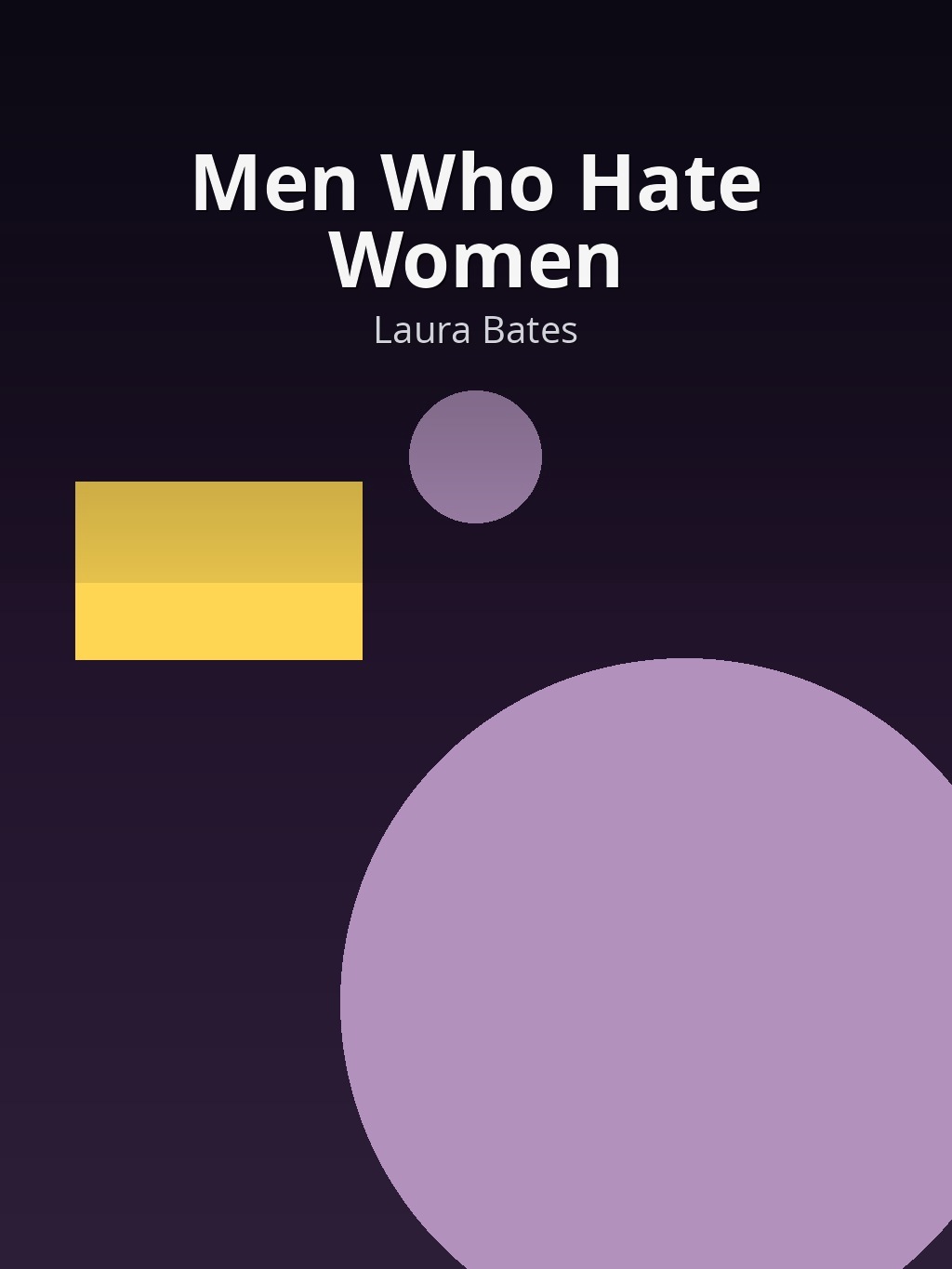 Men Who Hate Women by Laura Bates book cover