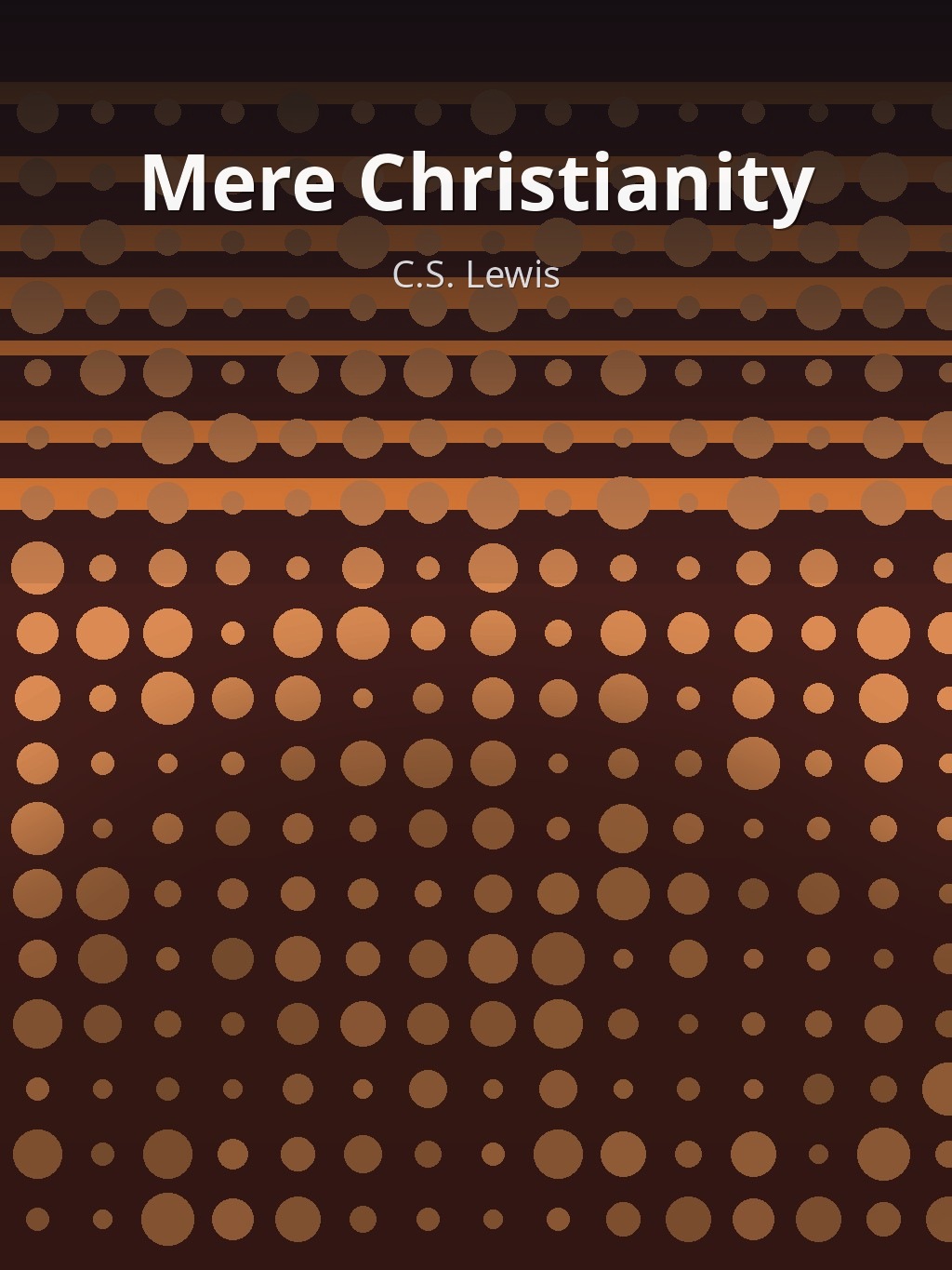 Mere Christianity by C.S. Lewis book cover