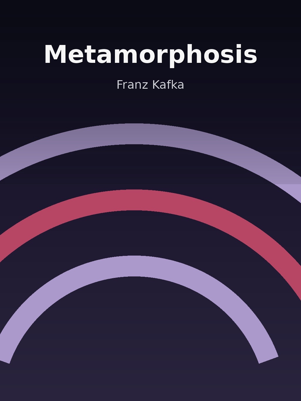 Metamorphosis by Franz Kafka book cover