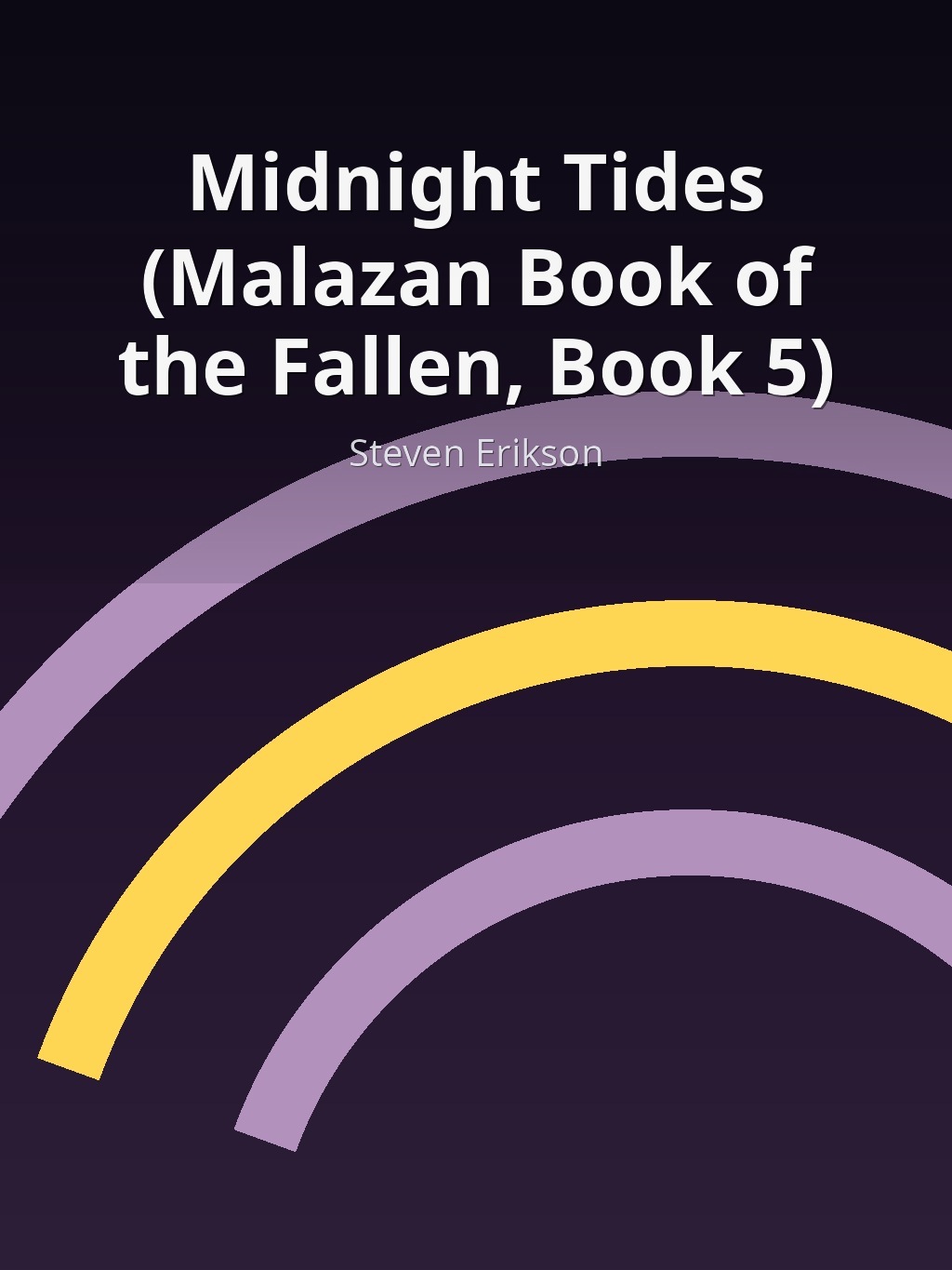 Midnight Tides (Malazan Book of the Fallen, Book 5) by Steven Erikson book cover
