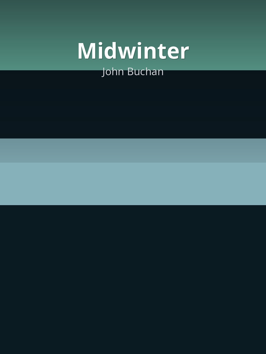 Midwinter by John Buchan book cover
