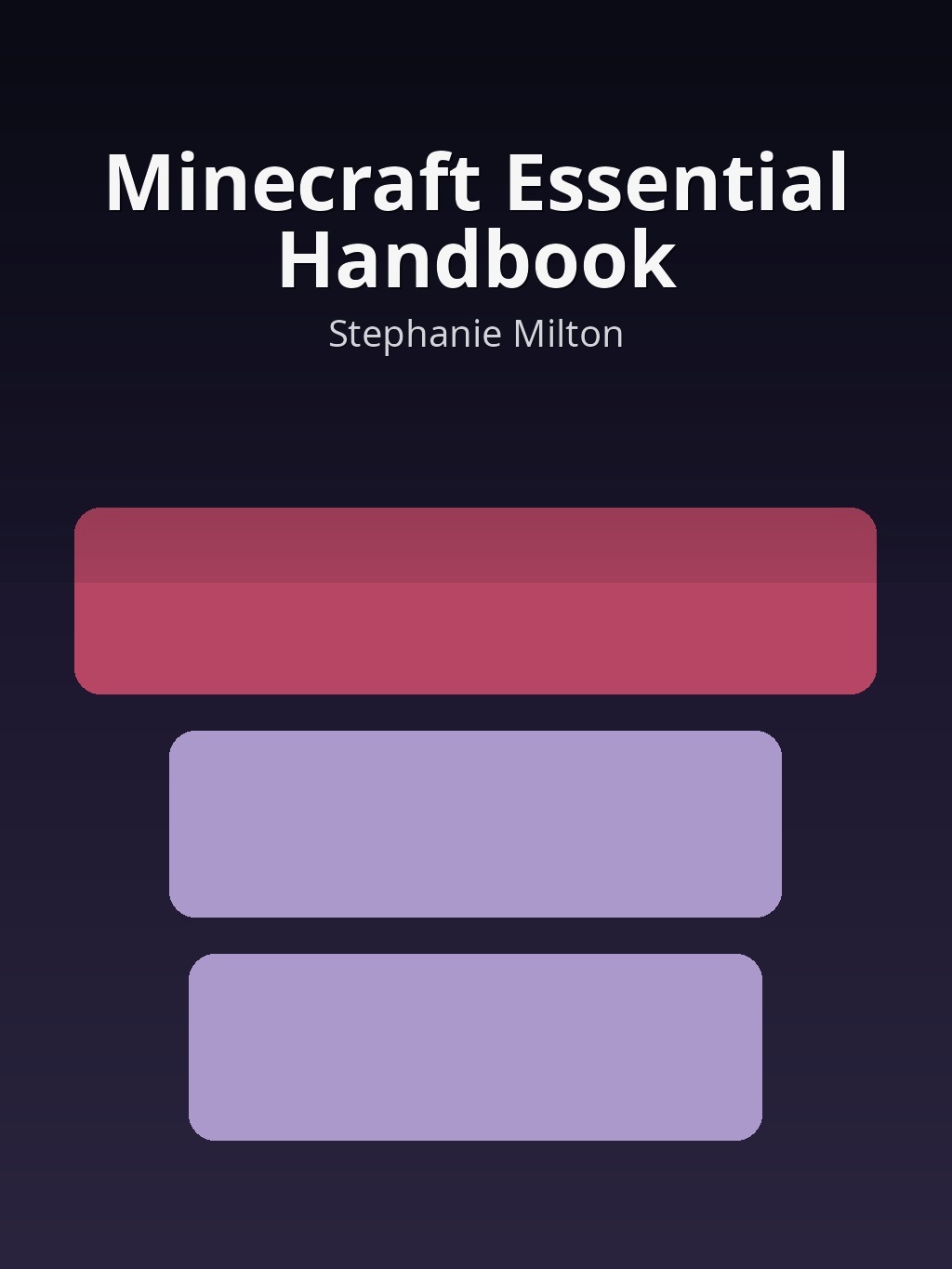Minecraft Essential Handbook by Stephanie Milton book cover