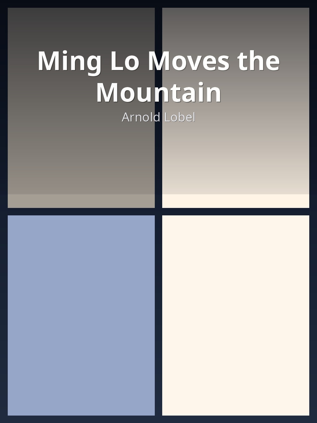Ming Lo Moves the Mountain by Arnold Lobel book cover