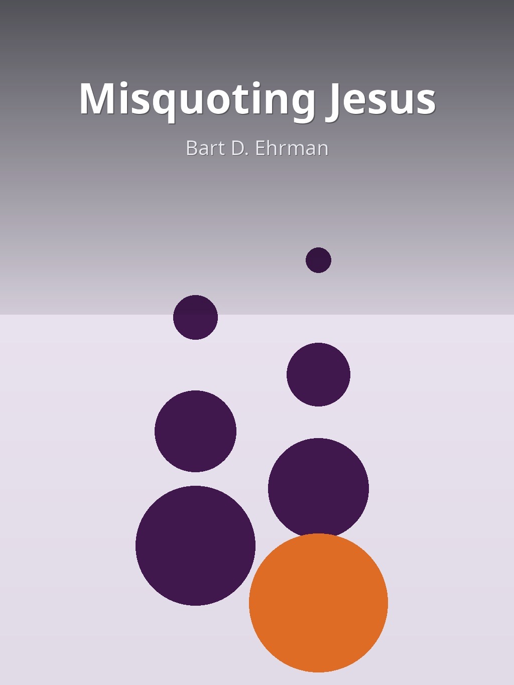 Misquoting Jesus by Bart D. Ehrman book cover