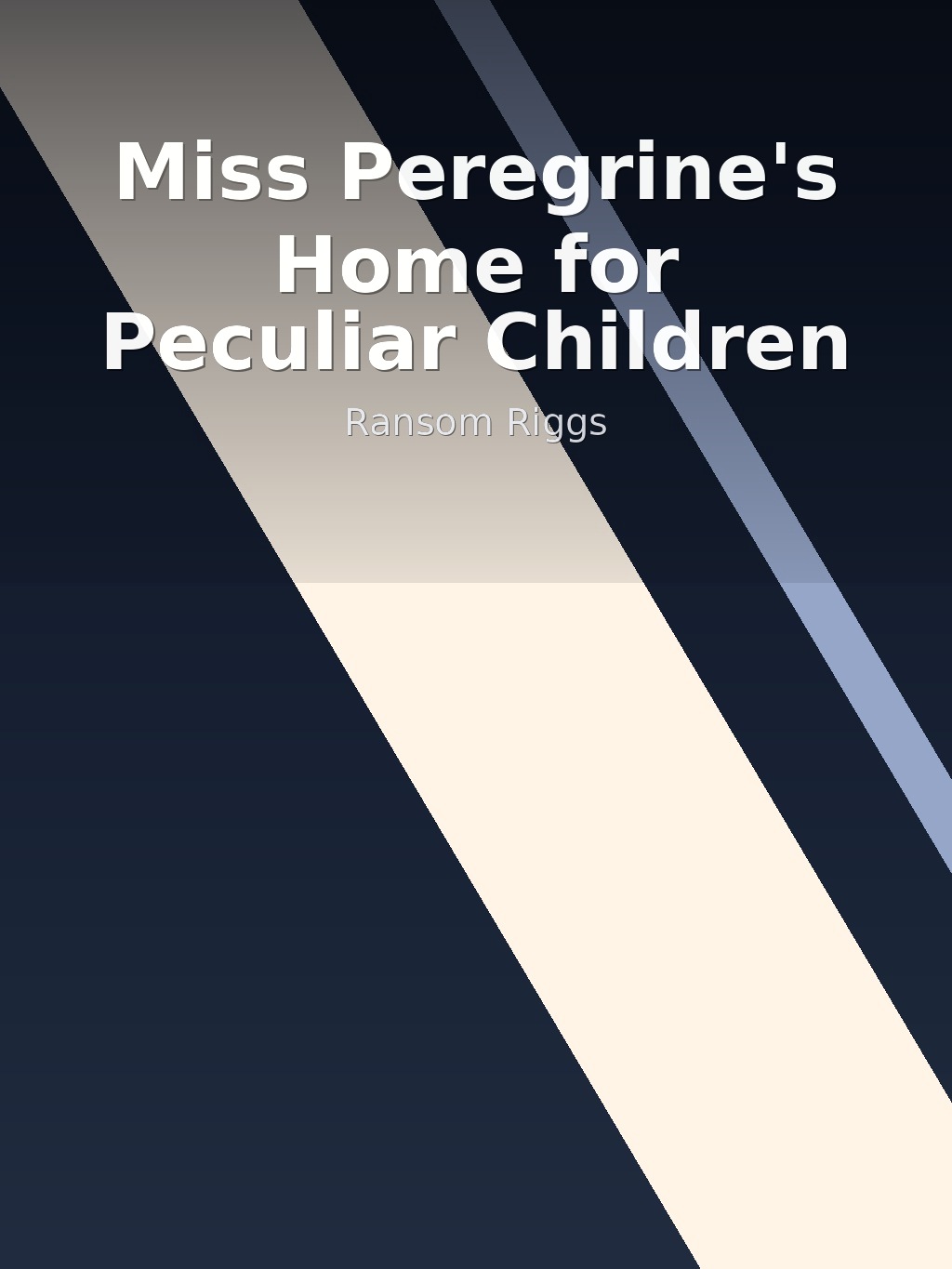 Miss Peregrine's Home for Peculiar Children by Ransom Riggs book cover