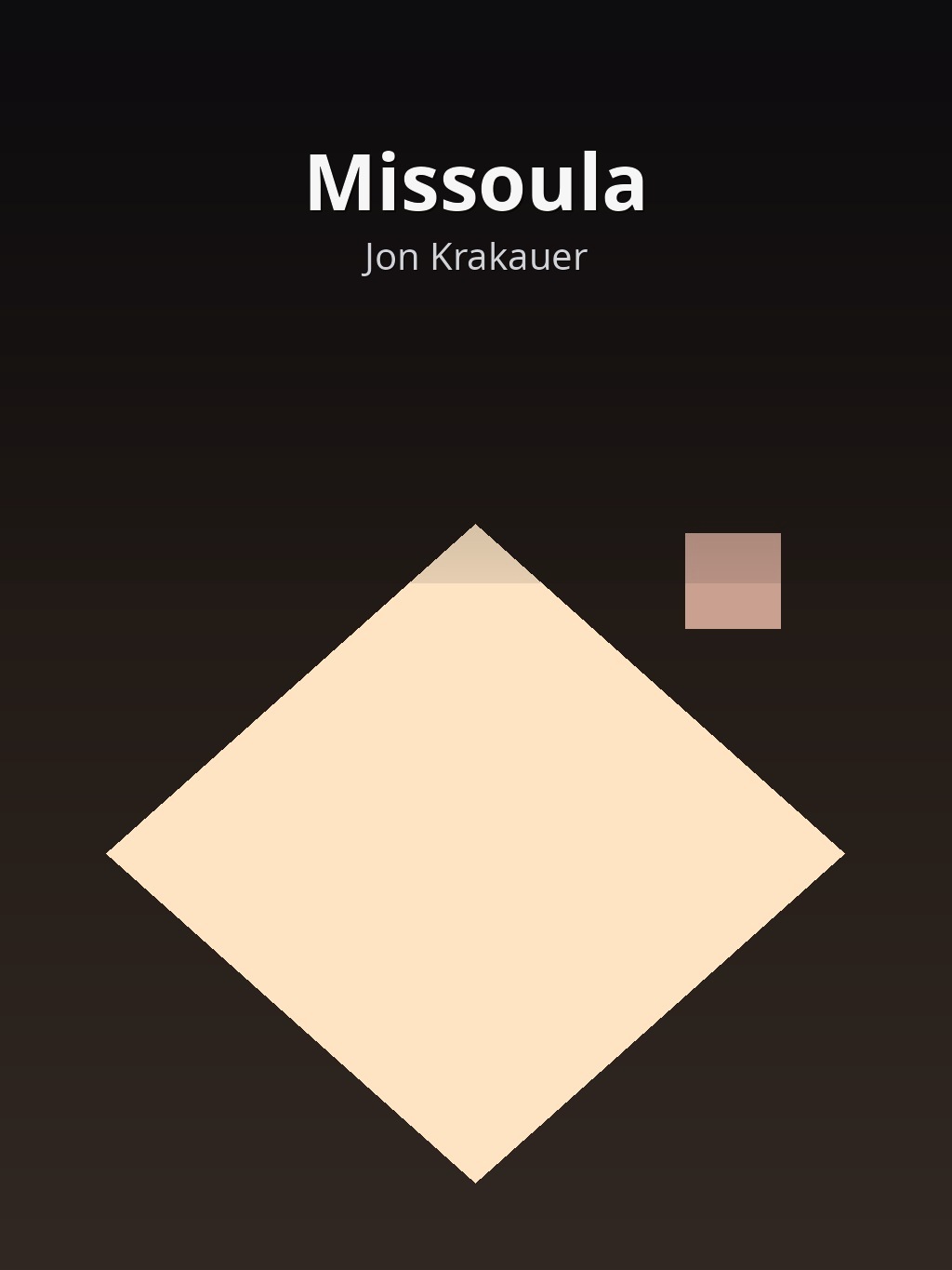 Missoula by Jon Krakauer book cover