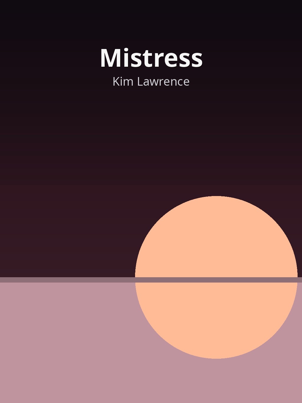 Mistress by Kim Lawrence book cover