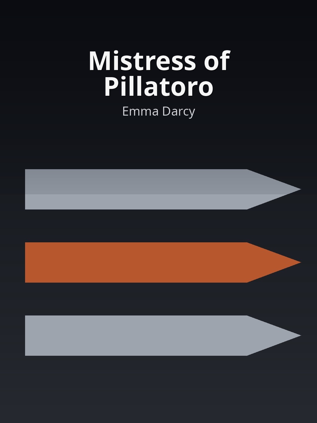 Mistress of Pillatoro by Emma Darcy book cover