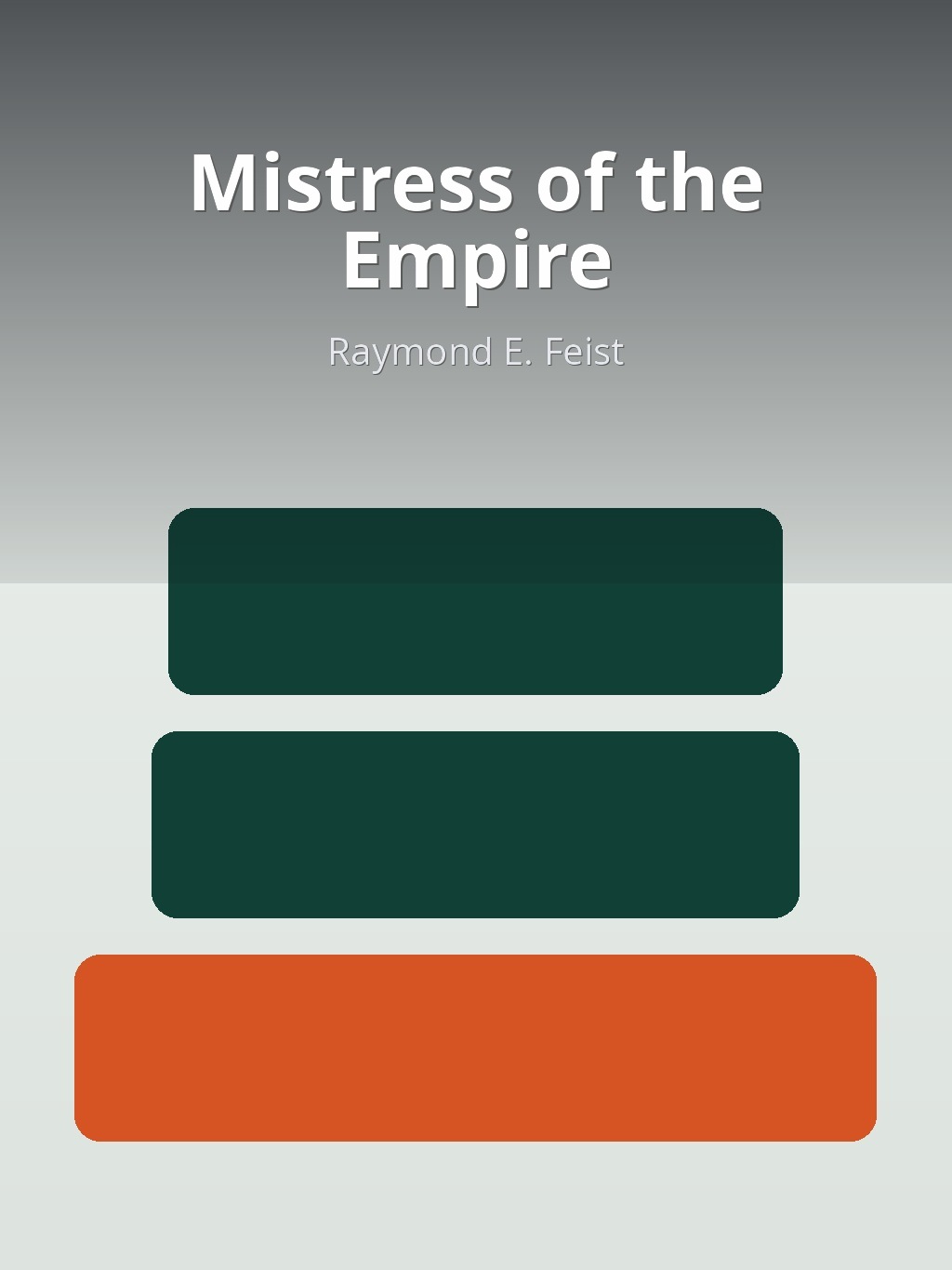 Mistress of the Empire by Raymond E. Feist book cover