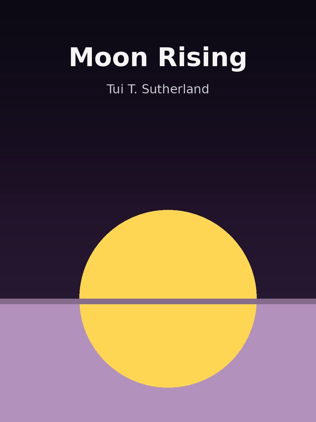 Moon Rising by Tui T. Sutherland book cover