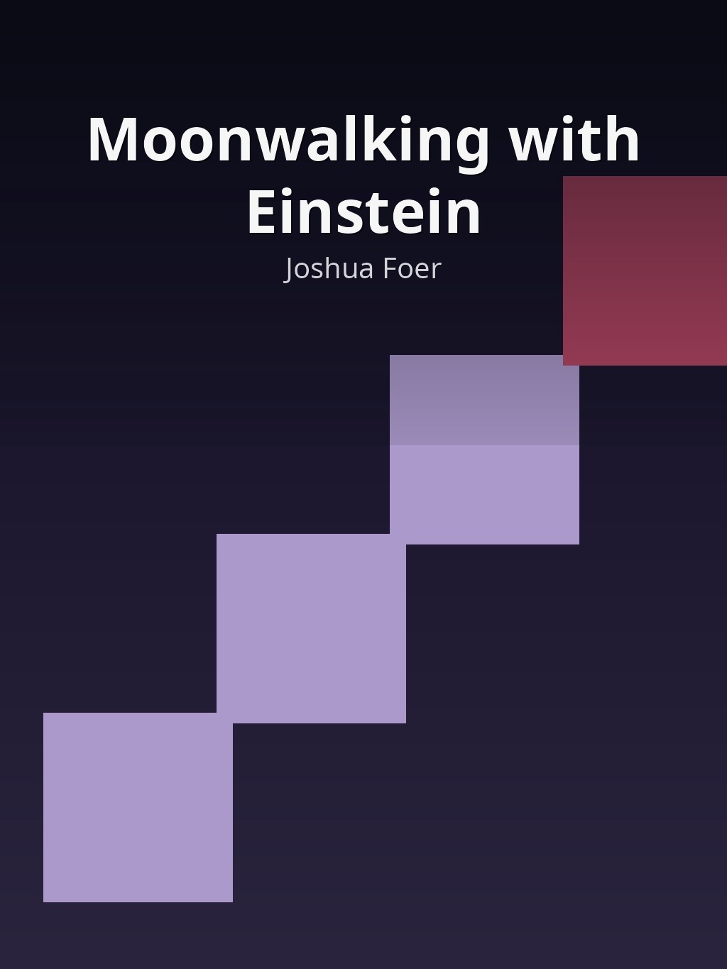 Moonwalking with Einstein by Joshua Foer book cover