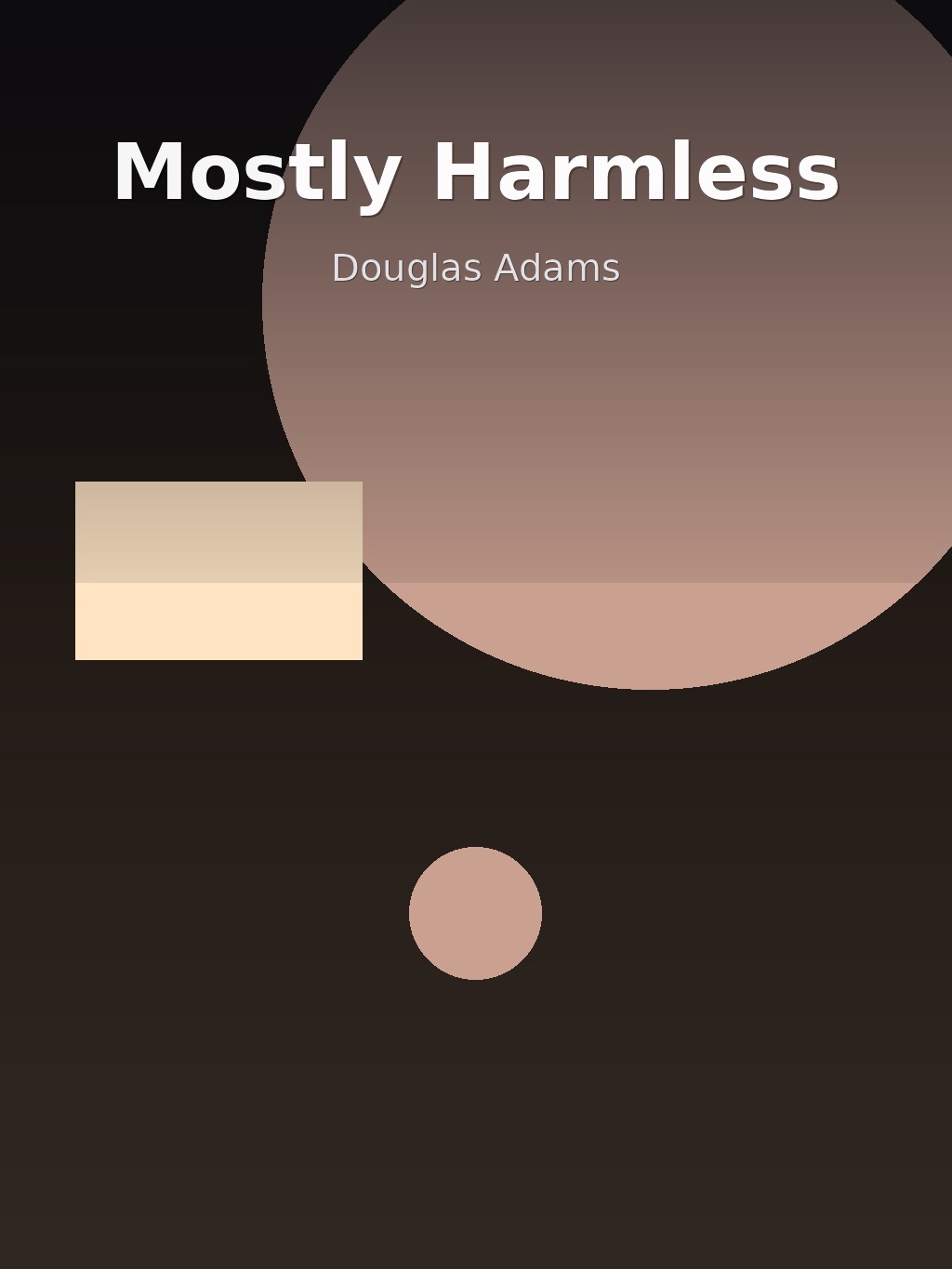 Mostly Harmless by Douglas Adams book cover