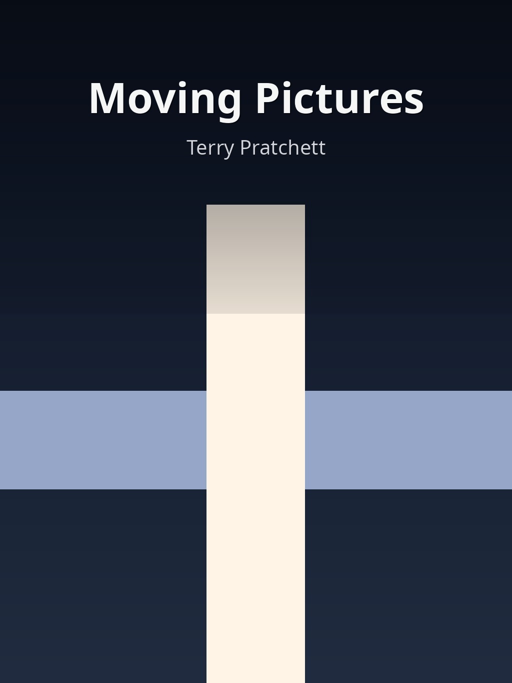 Moving Pictures by Terry Pratchett book cover