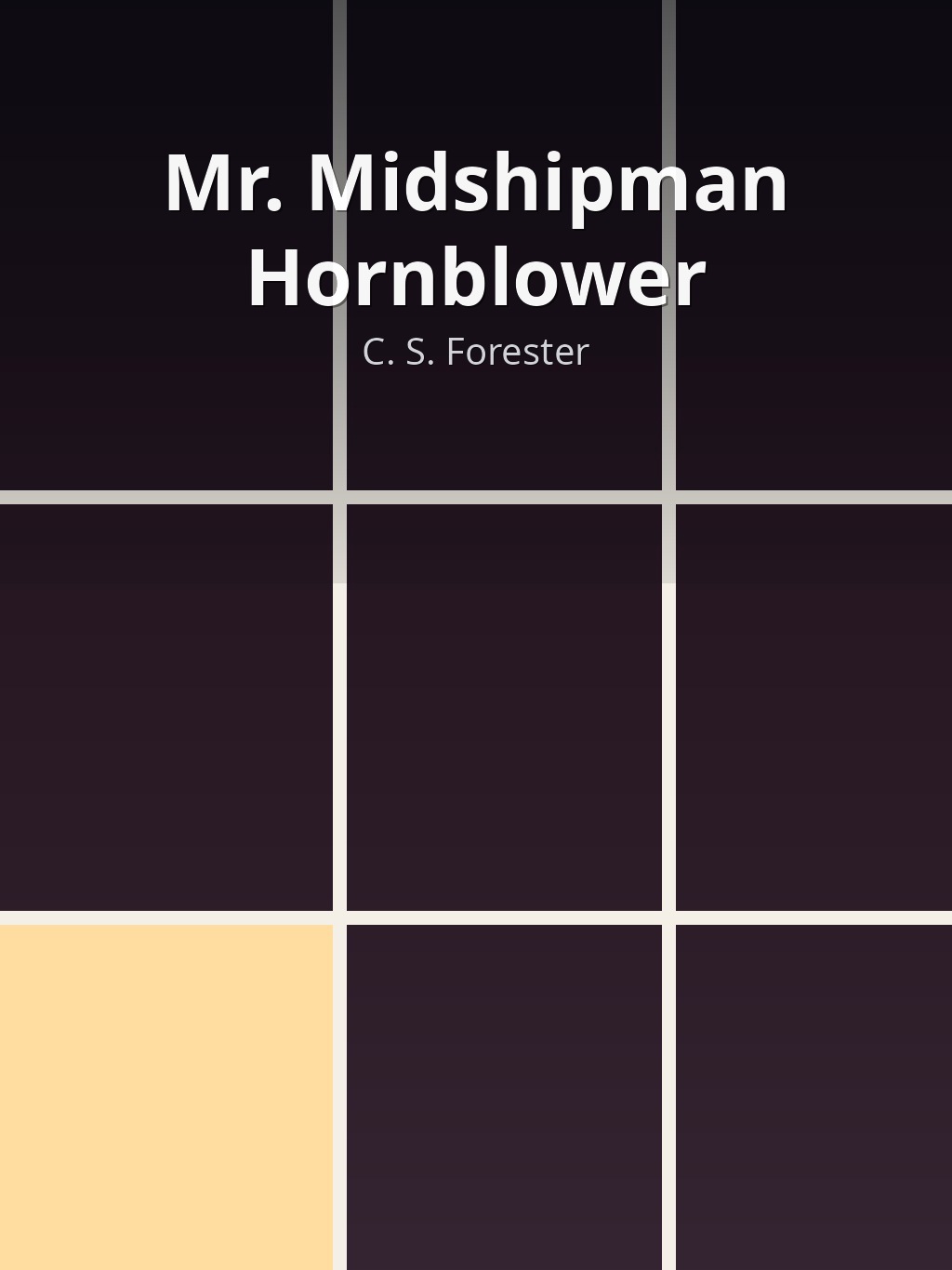Mr. Midshipman Hornblower by C. S. Forester book cover