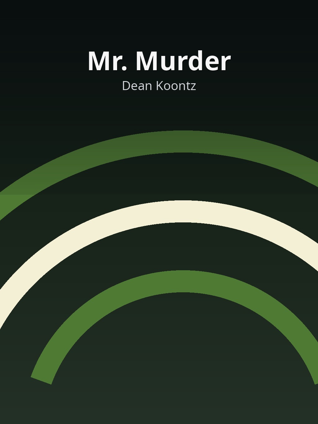 Mr. Murder by Dean Koontz book cover