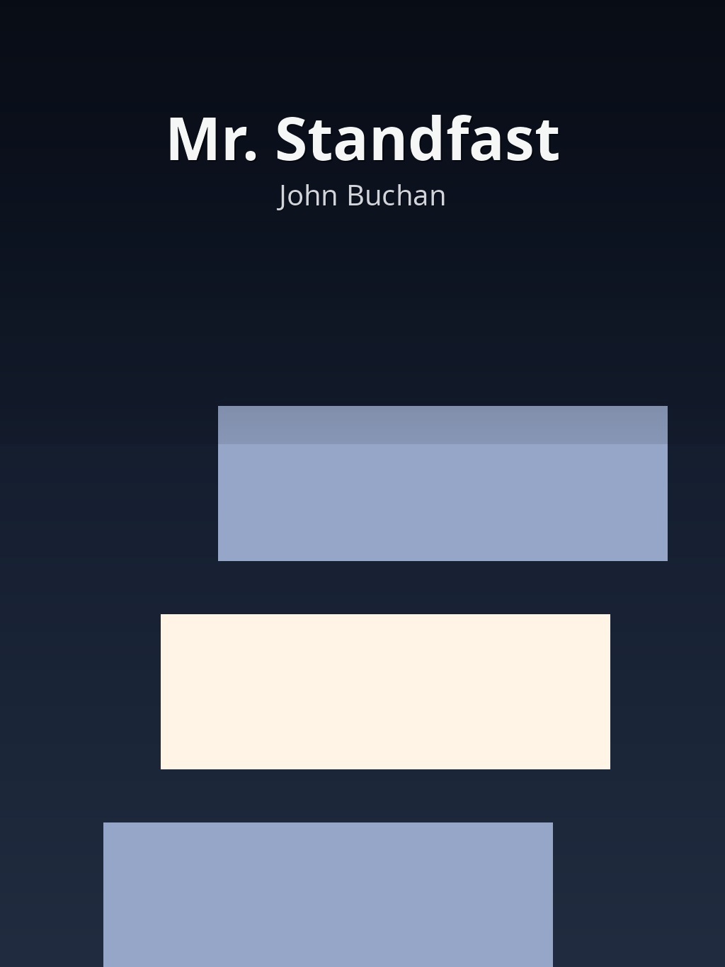 Mr. Standfast by John Buchan book cover
