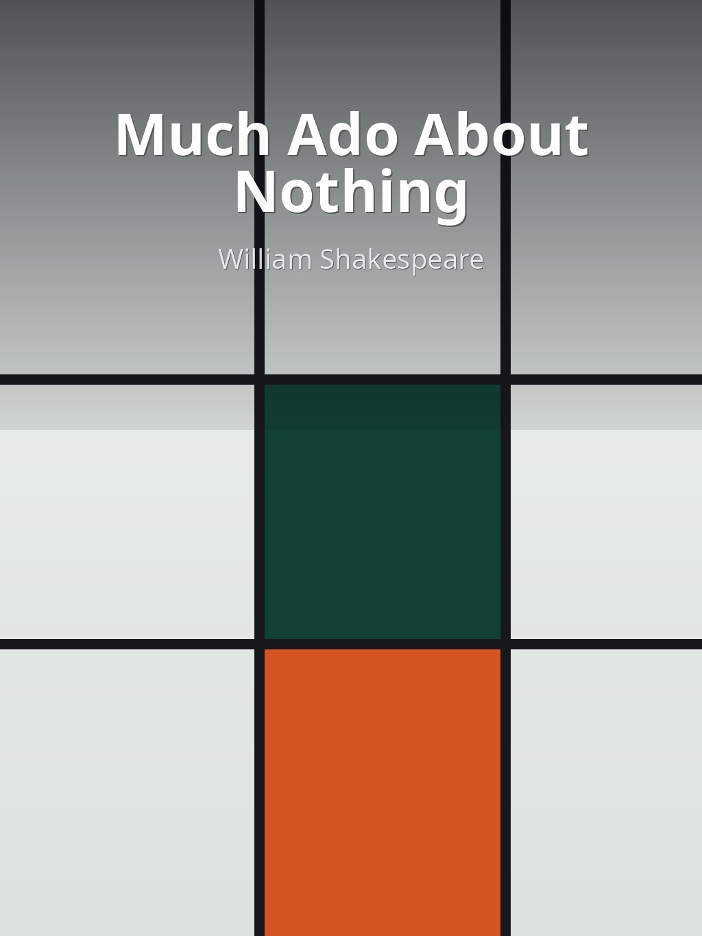 Much Ado About Nothing by William Shakespeare book cover