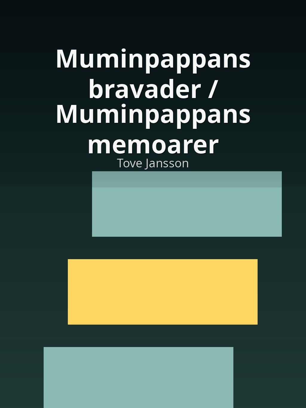 Muminpappans bravader / Muminpappans memoarer by Tove Jansson book cover